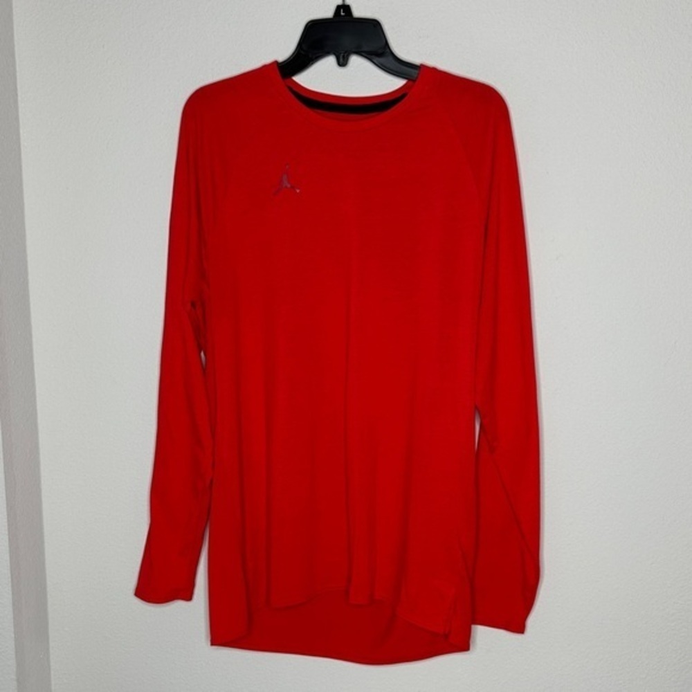 Jordan Vivid Red Long Sleeve Shirt
